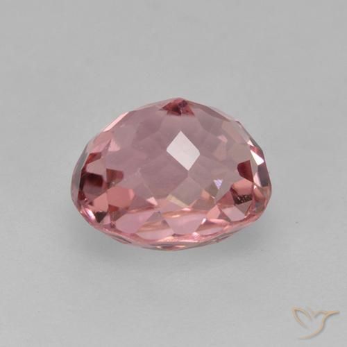 Tormalina Gomma da masticare rosa chiaro naturale da 1.35 ct, Ovale, VS