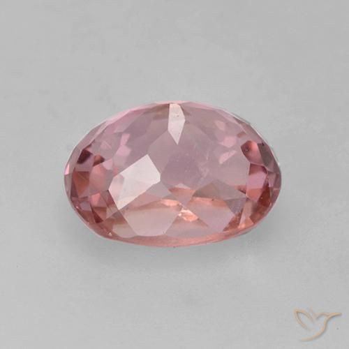 Tormalina Rosa gomma da masticare naturale da 1.37 ct, Ovale, VS