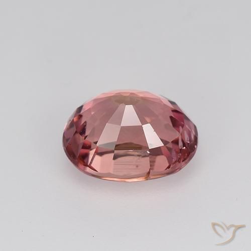 Tormalina Rosa palissandro naturale da 1.48 ct, Ovale, VVS-VS