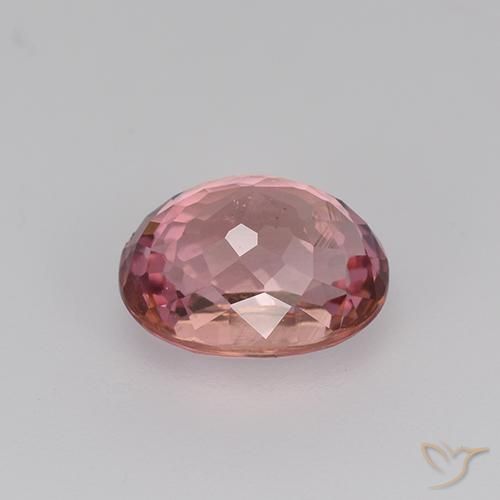 Tormalina Rosa hot naturale da 1.54 ct, Ovale, VVS-VS
