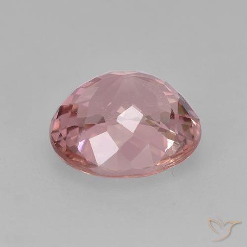 Tormalina Rosa chiaro naturale da 1.45 ct, Ovale, VVS-VS