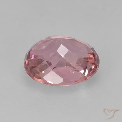 Tormalina Rosa shocking chiaro naturale da 1.63 ct, Ovale, VS