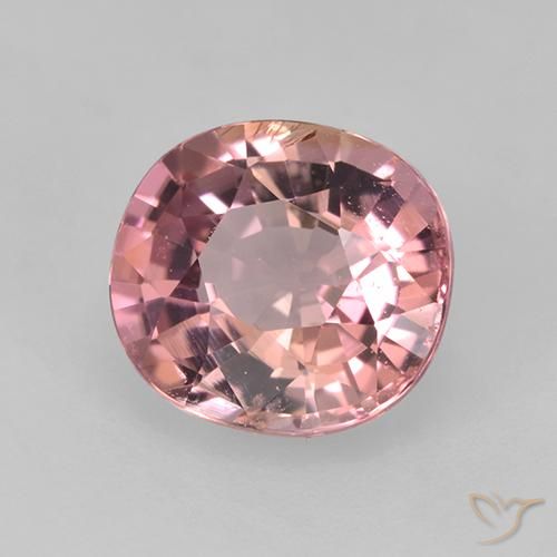 Tormalina Rosa scuro naturale da 1.57 ct, Ovale, VVS-VS