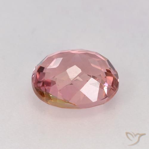 Tormalina Rosa chiaro naturale da 1.61 ct, Ovale, VVS-VS
