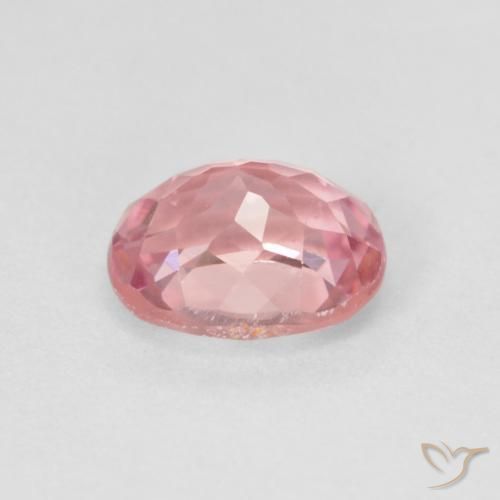 Tormalina Gomma da masticare rosa chiaro naturale da 1.32 ct, Ovale, VVS-VS