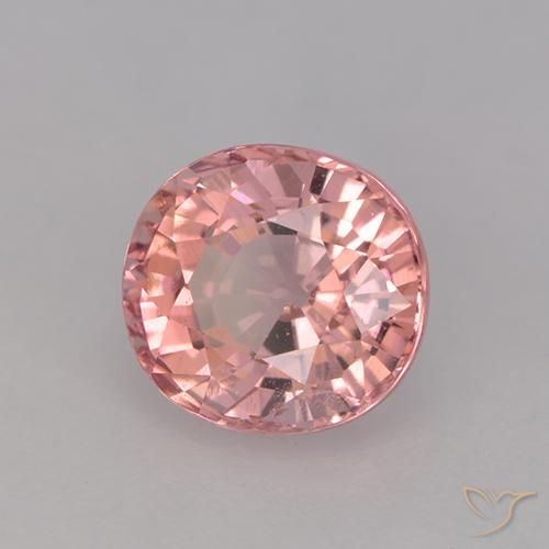 Tormalina Rosa chiaro naturale da 1.61 ct, Ovale, VVS-VS