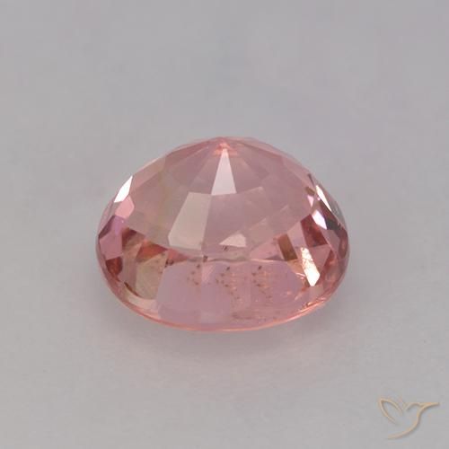 Tormalina Rosa chiaro naturale da 1.61 ct, Ovale, VVS-VS