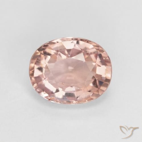 1.61ct Naturale rosso indiano Tormalina, Ovale, VS