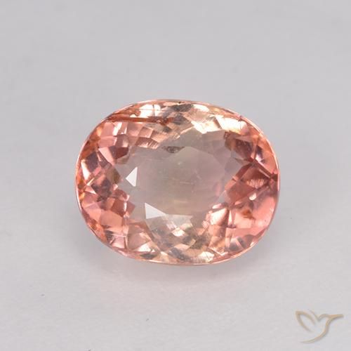 1.48ct Naturale Rosa medio Tormalina, Ovale, VS