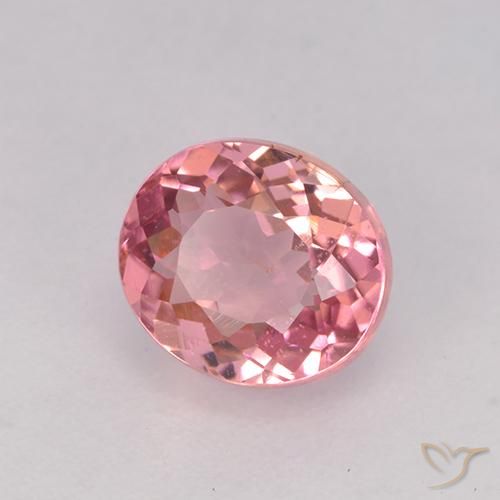 Tormalina Rosa chiaro naturale da 1.65 ct, Ovale, VVS-VS