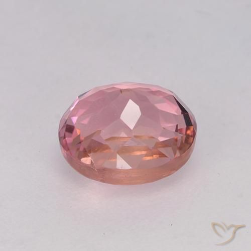 Tormalina Rosa chiaro naturale da 1.65 ct, Ovale, VVS-VS