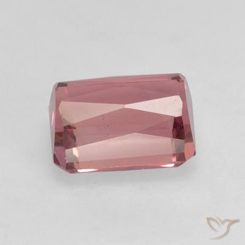 Tormalina Rosa medio naturale da 1.43 ct, Ottagonale / Taglio smeraldo, VVS-VS