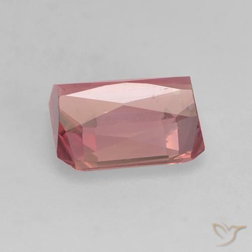 Tormalina Rosa chiaro naturale da 1.55 ct, Ottagonale / Taglio smeraldo, VVS-VS