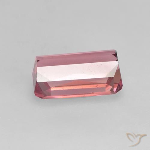 Tormalina Rosa gomma da masticare naturale da 1.33 ct, Ottagonale / Taglio smeraldo, VVS-VS