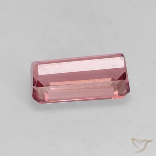 Tormalina Rosa arancio naturale da 1.59 ct, Ottagonale / Taglio smeraldo, VVS-VS