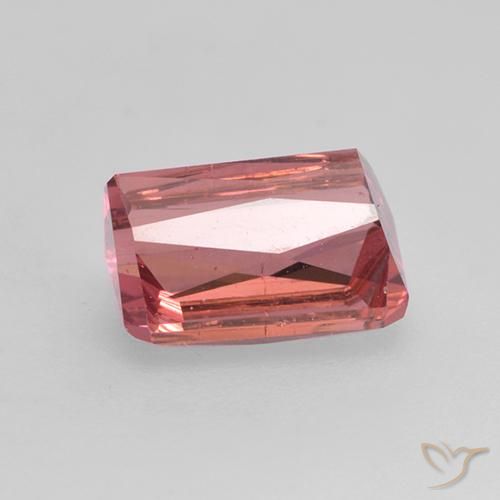 Tormalina Rosa intenso naturale da 1.81 ct, Ottagonale / Taglio smeraldo, VS-SI