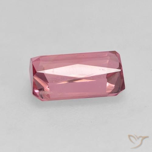 Tormalina Rosa shocking chiaro naturale da 1.14 ct, Ottagonale / Taglio smeraldo, VVS-VS