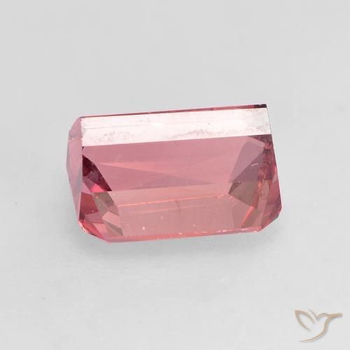 Tormalina Rosa medio naturale da 1.14 ct, Ottagonale / Taglio smeraldo, VVS-VS