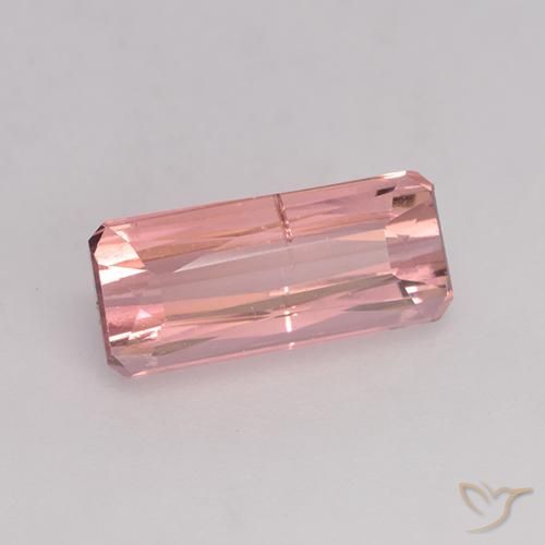Tormalina Rosa gomma da masticare naturale da 1.28 ct, Ottagonale / Taglio smeraldo, SI