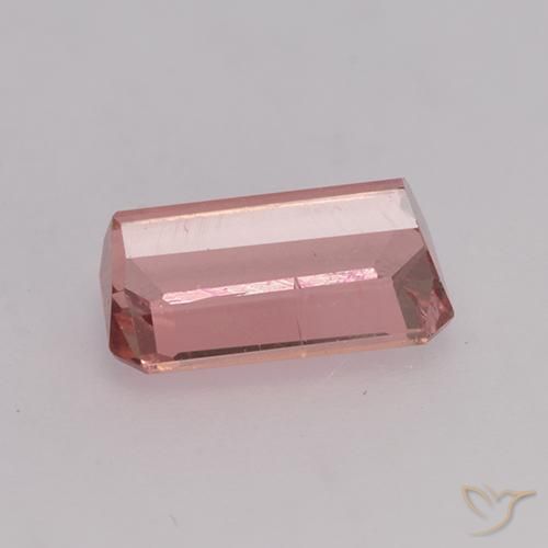 Tormalina Light Candy Apple Red naturale da 1.11 ct, Ottagonale / Taglio smeraldo, SI
