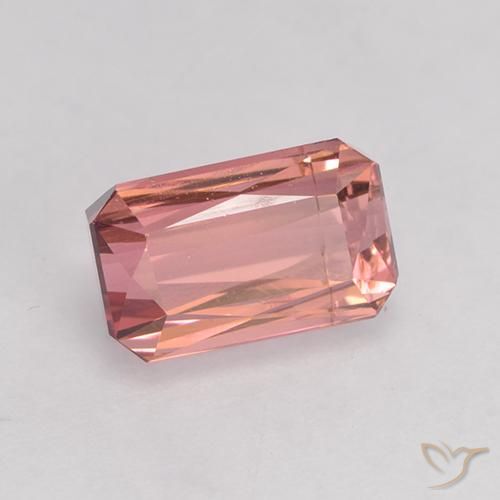 Tormalina Rosa medio naturale da 1.52 ct, Ottagonale / Taglio smeraldo, VS-SI