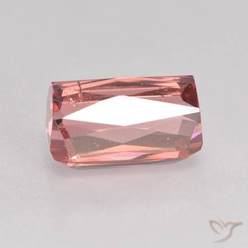 Tormalina Rosa medio naturale da 1.52 ct, Ottagonale / Taglio smeraldo, VS-SI
