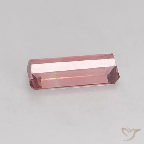 Tormalina Rosa arancio naturale da 1.33 ct, Ottagonale / Taglio smeraldo, VS