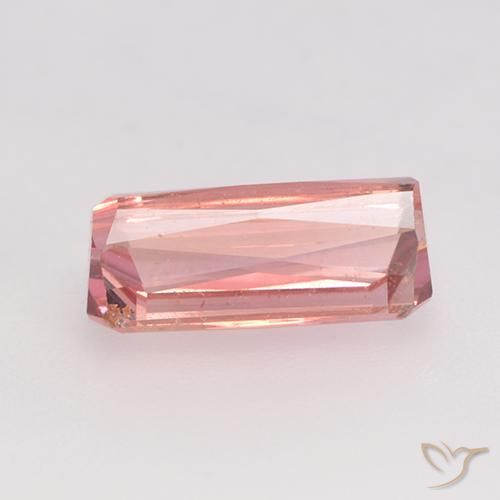 Tormalina Rosa medio-chiaro naturale da 1.24 ct, Ottagonale / Taglio smeraldo, VS