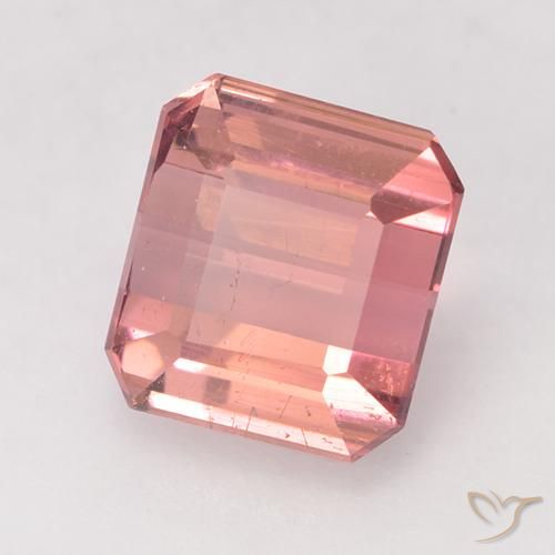 Tormalina Rosa medio naturale da 1.93 ct, Ottagonale / Taglio smeraldo, VS