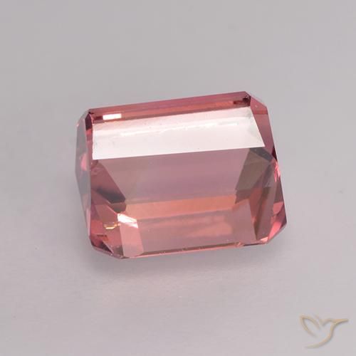 Tormalina Rosa medio naturale da 1.89 ct, Ottagonale / Taglio smeraldo, VVS-VS