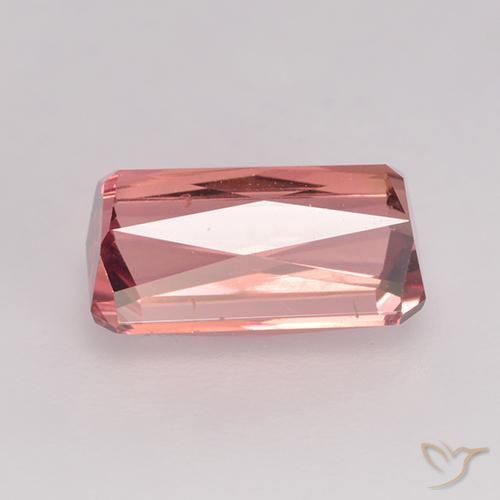 Tormalina Rosa medio naturale da 1.73 ct, Ottagonale / Taglio smeraldo, VVS-VS