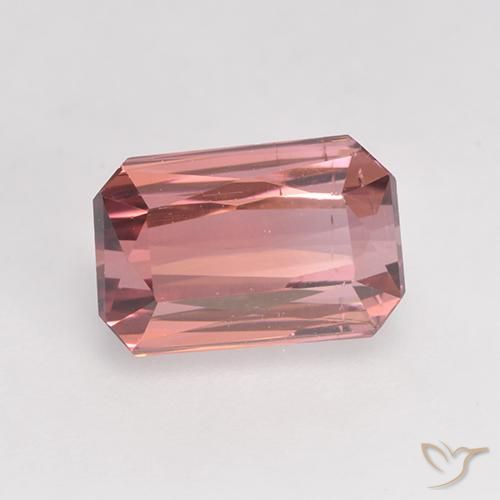 Tormalina Rosa medio naturale da 1.83 ct, Ottagonale / Taglio smeraldo, VS