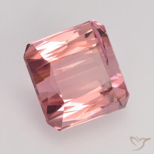 Tormalina Rosa medio naturale da 1.46 ct, Ottagonale / Taglio smeraldo, VS-SI