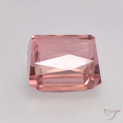 Tormalina Rosa medio naturale da 1.46 ct, Ottagonale / Taglio smeraldo, VS-SI