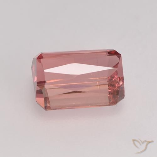 Tormalina Rosa arancio naturale da 1.87 ct, Ottagonale / Taglio smeraldo, VS-SI