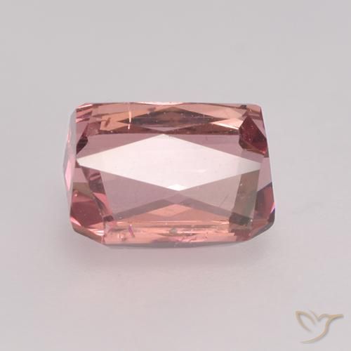 Tormalina Rosa medio naturale da 1.07 ct, Ottagonale / Taglio smeraldo, VS
