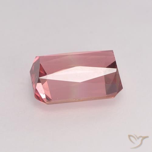 Tormalina Rosa medio naturale da 1.43 ct, Ottagonale / Taglio smeraldo, VVS-VS