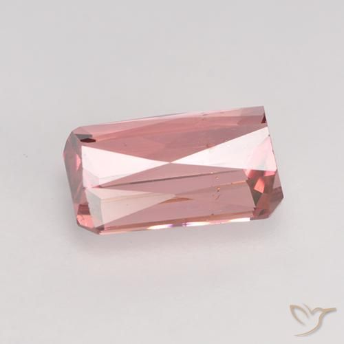Tormalina Rosa arancio naturale da 1.54 ct, Ottagonale / Taglio smeraldo, VS