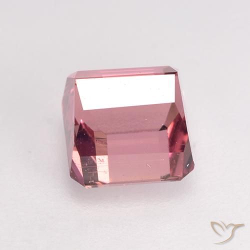 Tormalina Rosa chiaro naturale da 1.27 ct, Ottagonale / Taglio smeraldo, VVS-VS