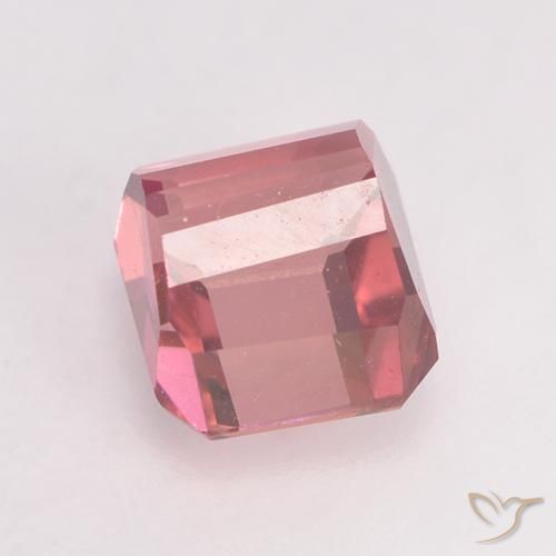Tormalina Gomma da masticare rosa chiaro naturale da 1.10 ct, Ottagonale / Taglio smeraldo, VVS-VS