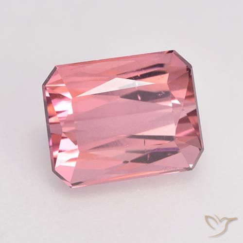 Tormalina Gomma da masticare rosa chiaro naturale da 1.90 ct, Ottagonale / Taglio smeraldo, VS