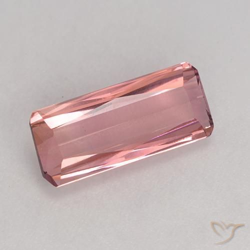 Tormalina Rosa medio naturale da 1.93 ct, Ottagonale / Taglio smeraldo, VVS-VS
