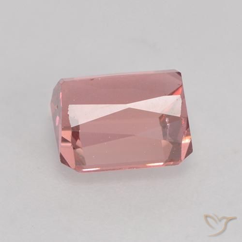 Tormalina Rosa chiaro naturale da 1.44 ct, Ottagonale / Taglio smeraldo, VS