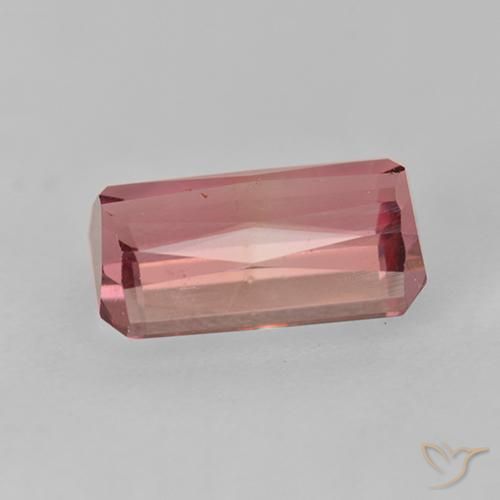 Tormalina Rosa palissandro naturale da 1.66 ct, Ottagonale / Taglio smeraldo, VVS-VS