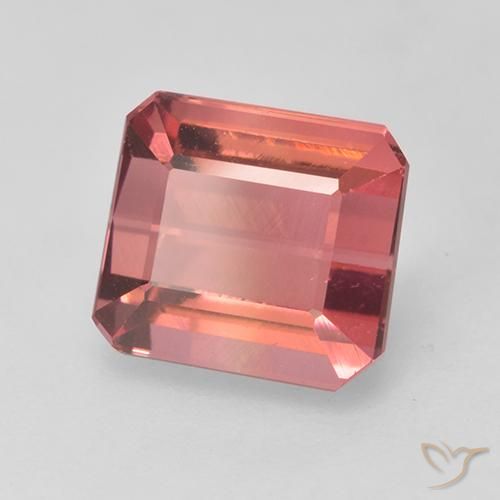 Tormalina Rosa palissandro naturale da 3.02 ct, Ottagonale / Taglio smeraldo, VVS-VS