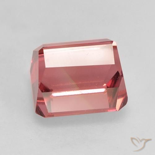 Tormalina Rosa palissandro naturale da 3.02 ct, Ottagonale / Taglio smeraldo, VVS-VS