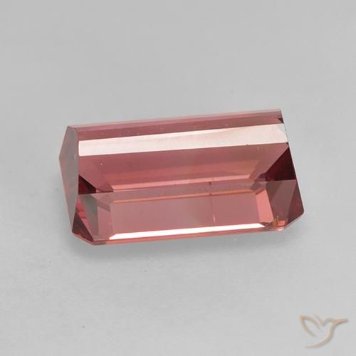 Tormalina Rosa medio naturale da 3.61 ct, Ottagonale / Taglio smeraldo, VS