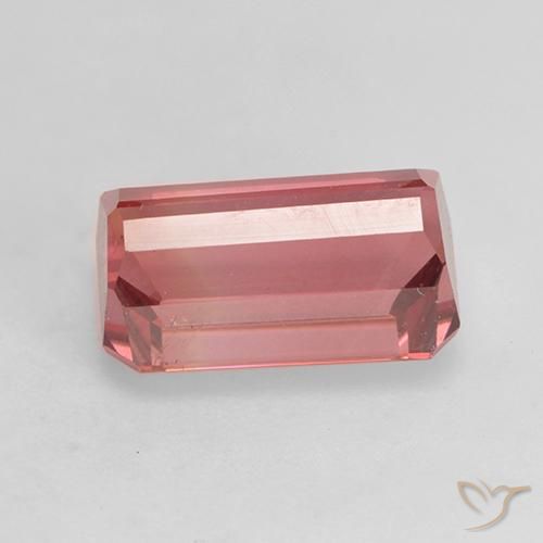 Tormalina Rosa palissandro naturale da 3.07 ct, Ottagonale / Taglio smeraldo, VS