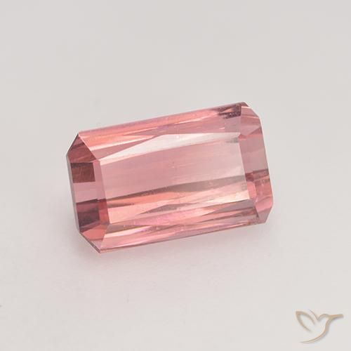 Tormalina Rosa gomma da masticare naturale da 2.38 ct, Ottagonale / Taglio smeraldo, VS-SI