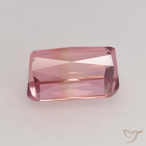 Tormalina Rosa medio naturale da 2.49 ct, Ottagonale / Taglio smeraldo, VVS-VS